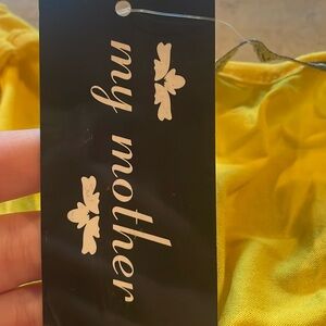 Super cute and floaty, bright yellow, summer and spring dress with pattern